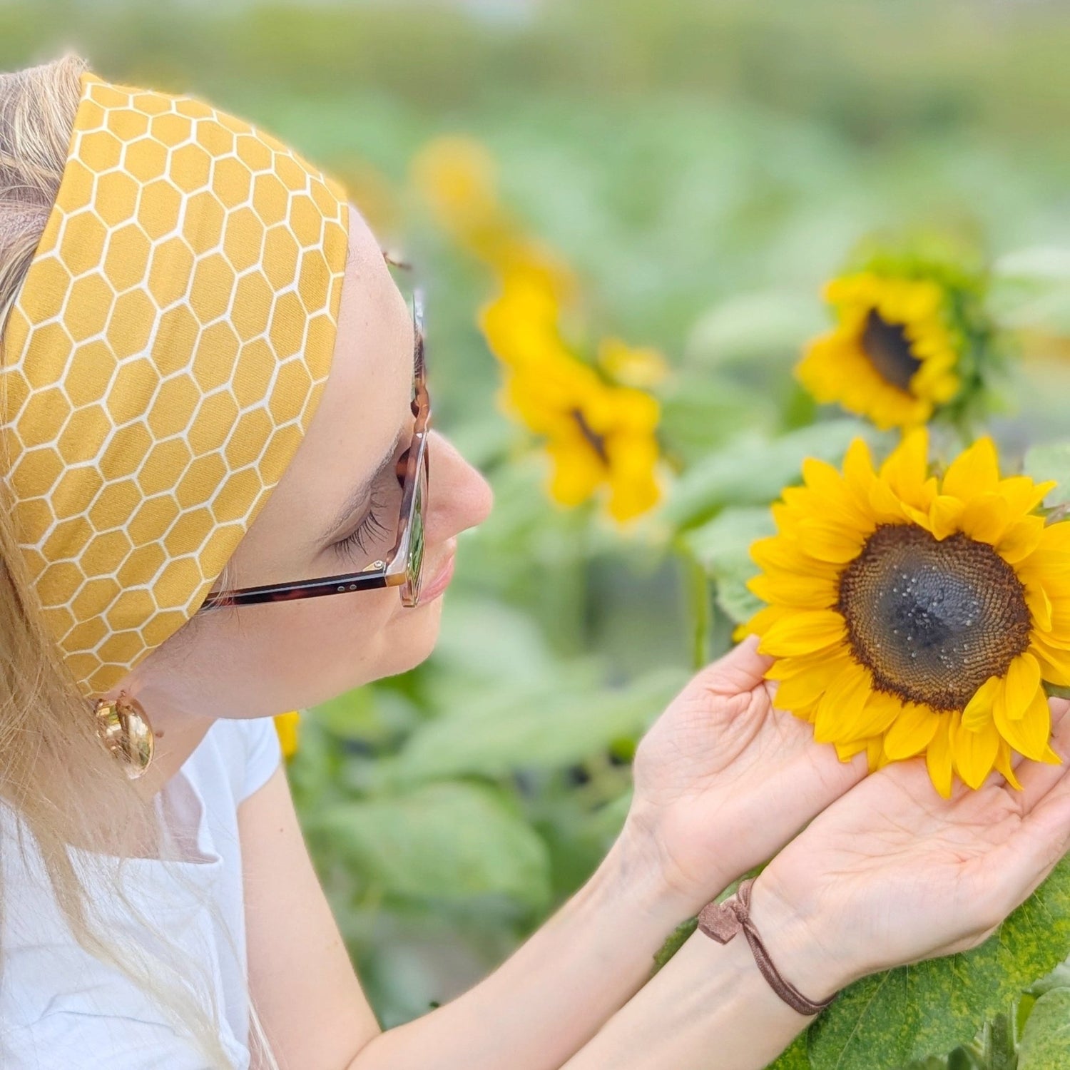 Liquid Gold Stretch Headband - The Sassy Olive