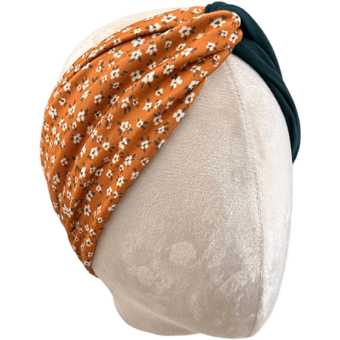 Little White Flowers Twist Headband - The Sassy Olive