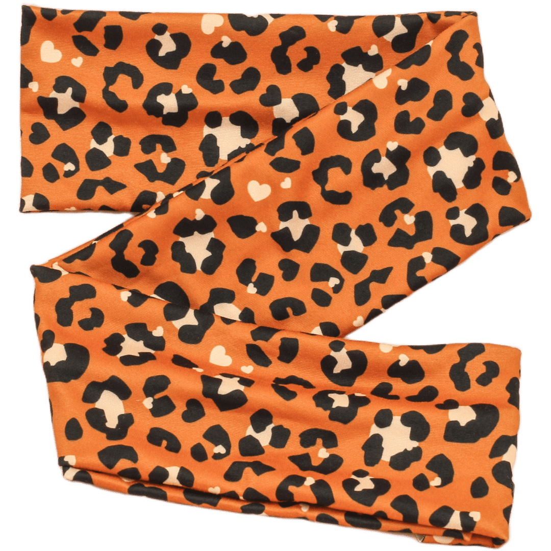 Live, Laugh, Leopard Print Wrap Headband - The Sassy Olive