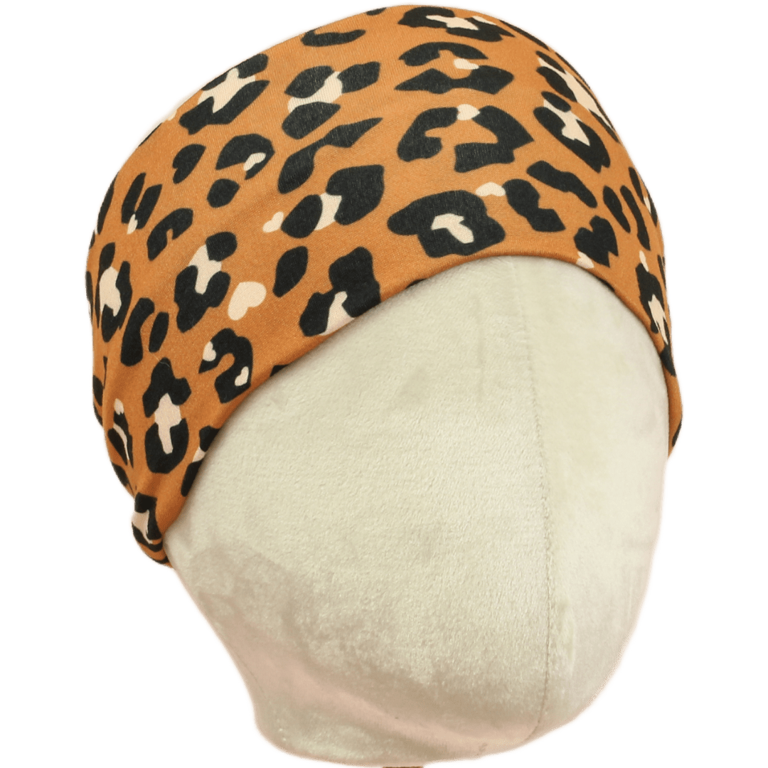 Live, Laugh, Leopard Stretch Headband - The Sassy Olive