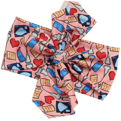 Live, Love, Sonography Top Knot - The Sassy Olive