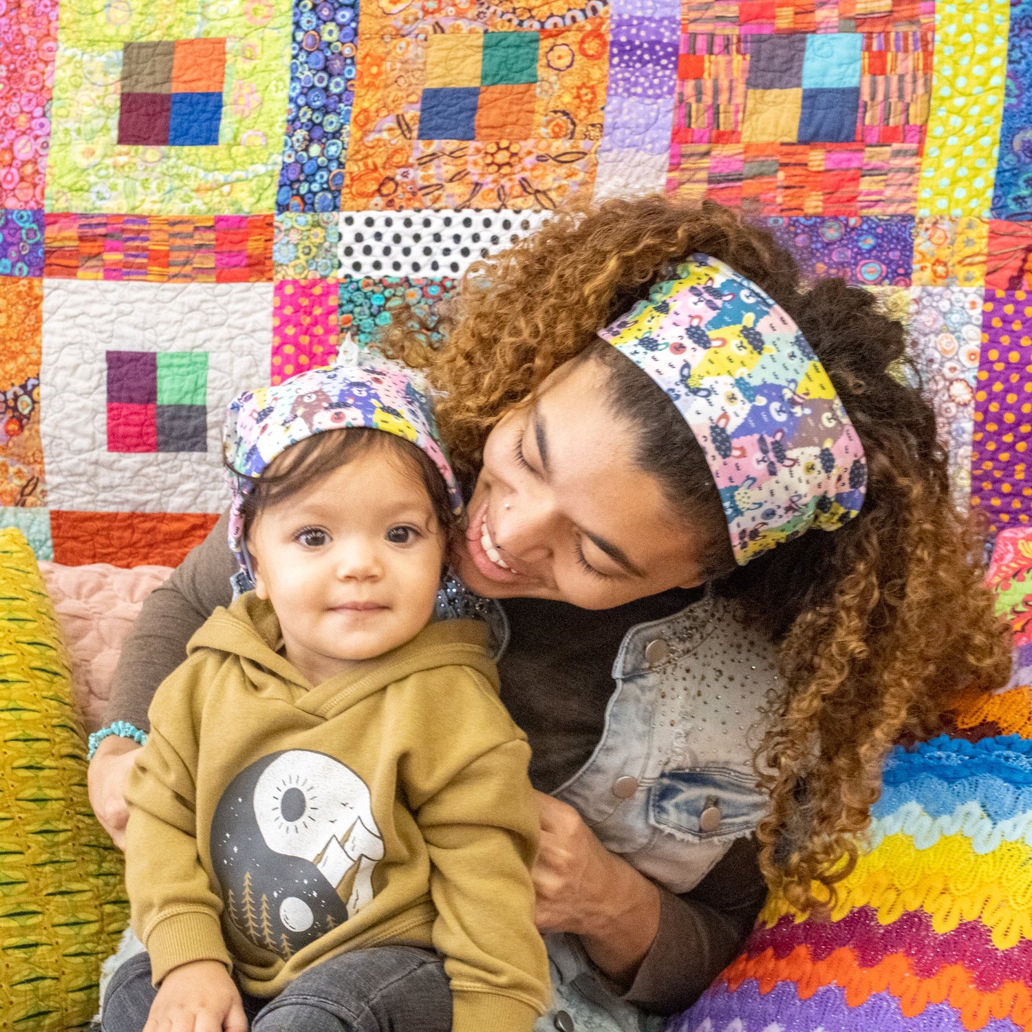 Llama Llama Who’s Your Mama Stretch Headband - The Sassy Olive
