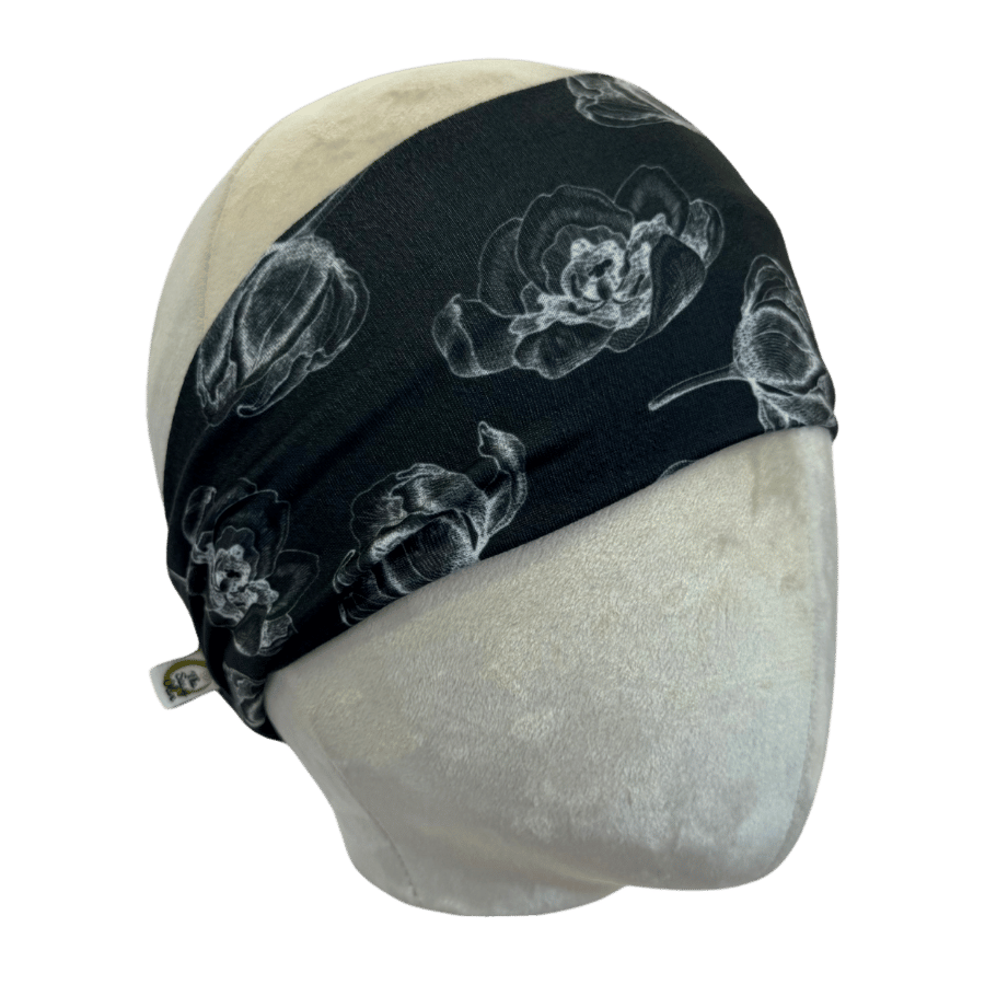 Lotus Bloom Stretch Headband - The Sassy Olive