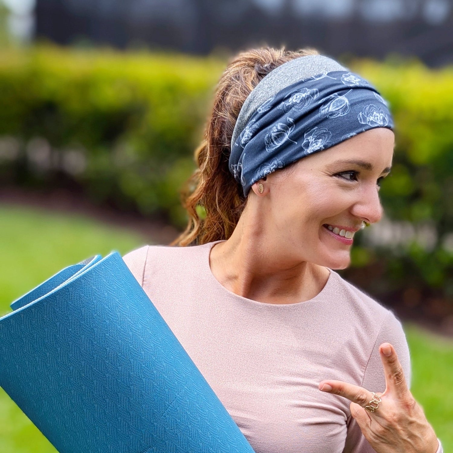 Lotus Bloom Twist Headband - The Sassy Olive