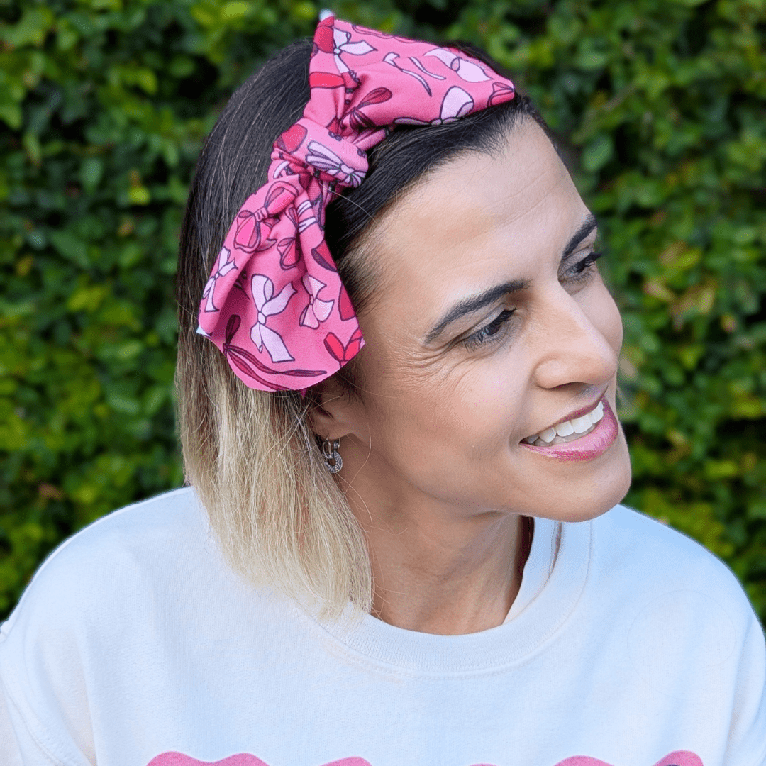 Love and Bows Top Knot Headband - The Sassy Olive