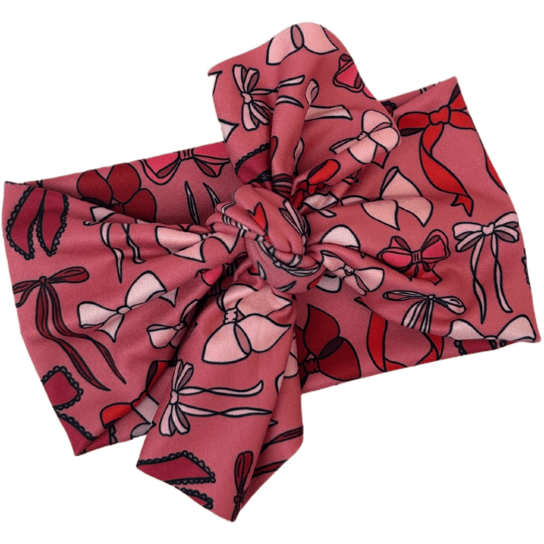 Love and Bows Top Knot Headband - The Sassy Olive