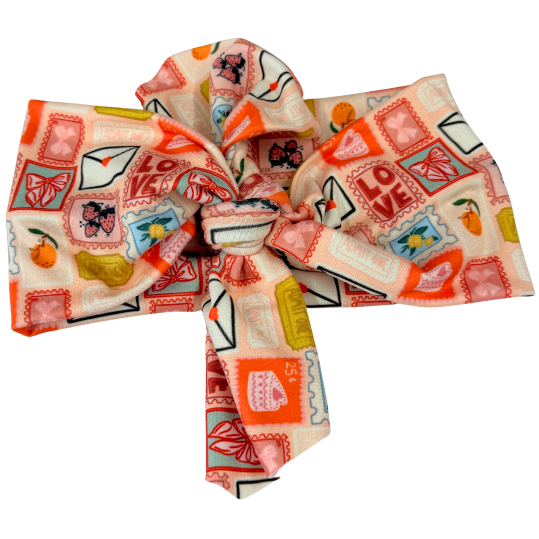 Love Letters Topknot Headband - The Sassy Olive