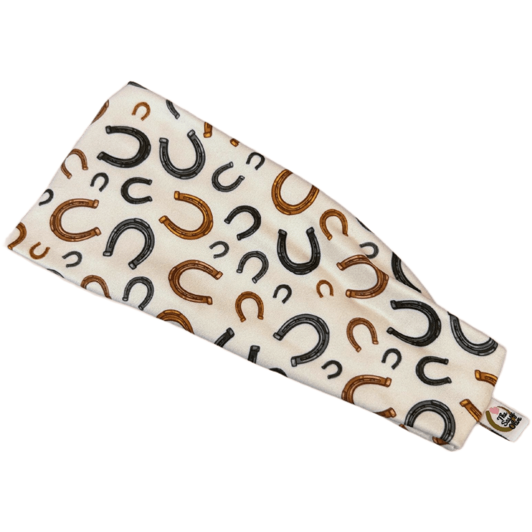 Lucky Horseshoes Stretch Headband - The Sassy Olive