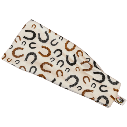 Lucky Horseshoes Stretch Headband - The Sassy Olive