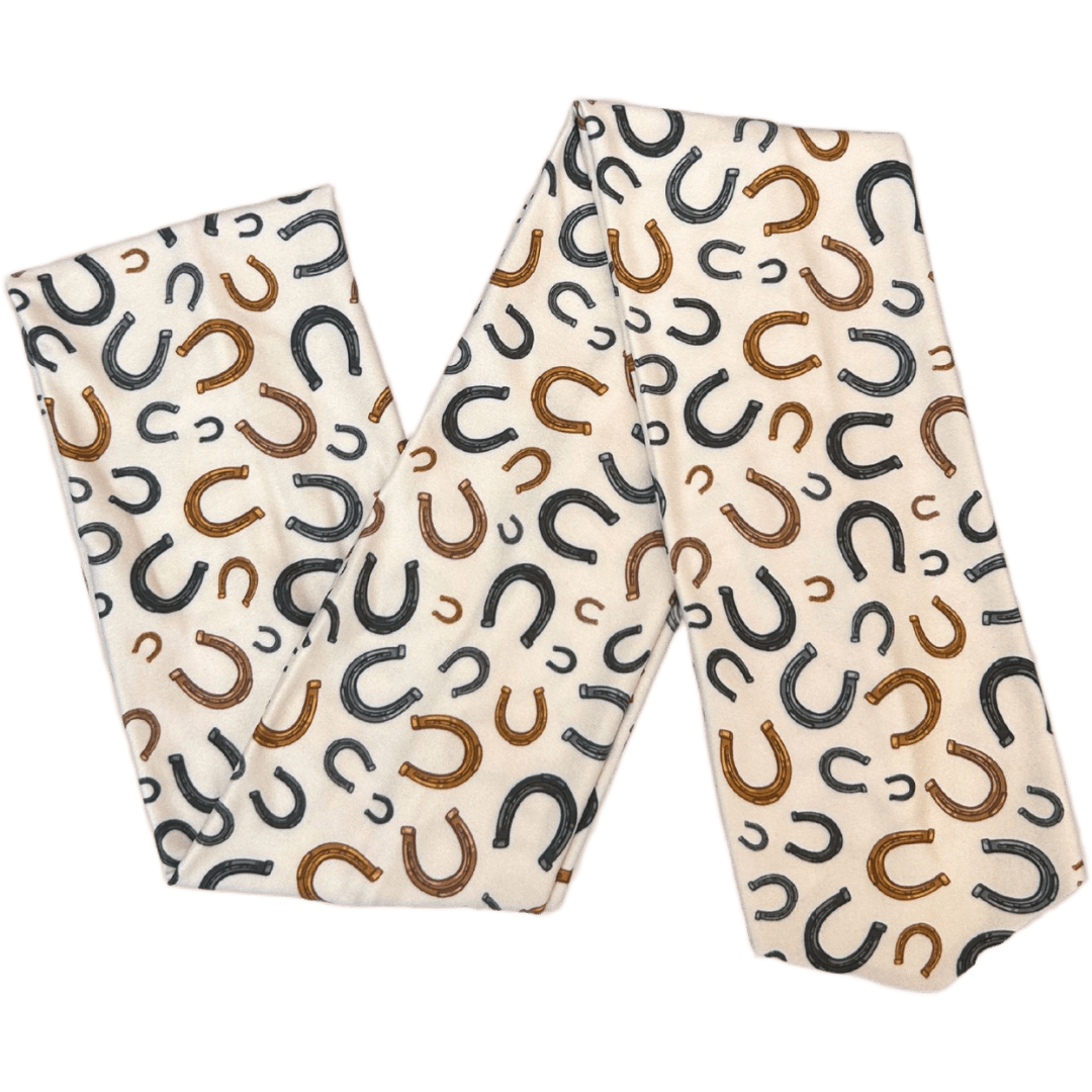 Lucky Horseshoes Wrap Headband - The Sassy Olive