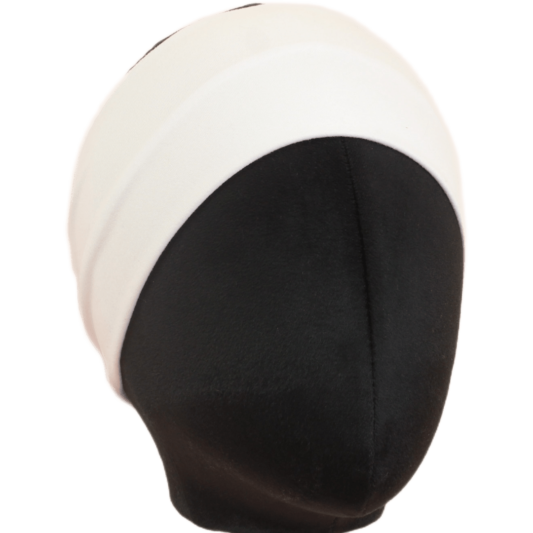 Marshmallow White Solid Stretch Headband - The Sassy Olive