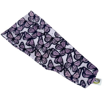 Mauve Monarchs Stretch Headband - The Sassy Olive