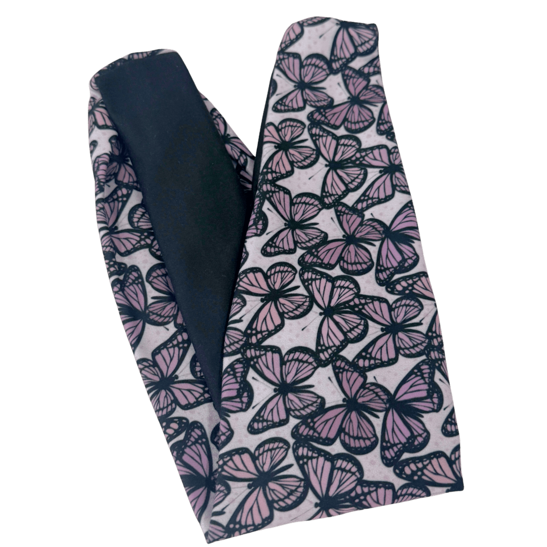 Mauve Monarchs Twist Headband - The Sassy Olive