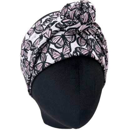 Mauve Monarchs Wrap Headband - The Sassy Olive