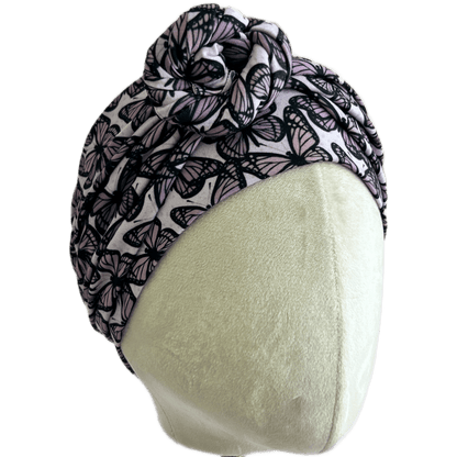 Mauve Monarchs Wrap Headband - The Sassy Olive