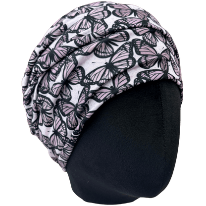Mauve Monarchs Wrap Headband - The Sassy Olive