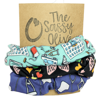 Medical Scrunchies - The Sassy Olive