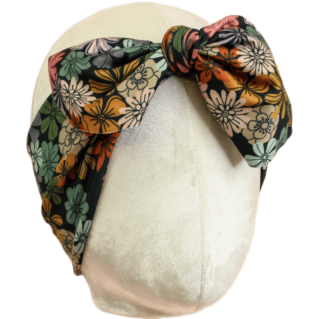 Medici Floral Top Knot Headband - The Sassy Olive