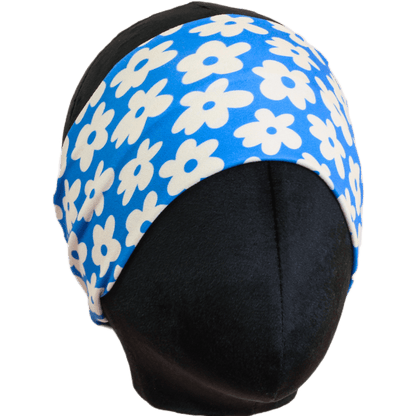 Mellow Blue Floral Stretch Headband - The Sassy Olive