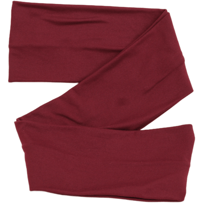 Merlot Burgundy Solid Wrap Headband - The Sassy Olive