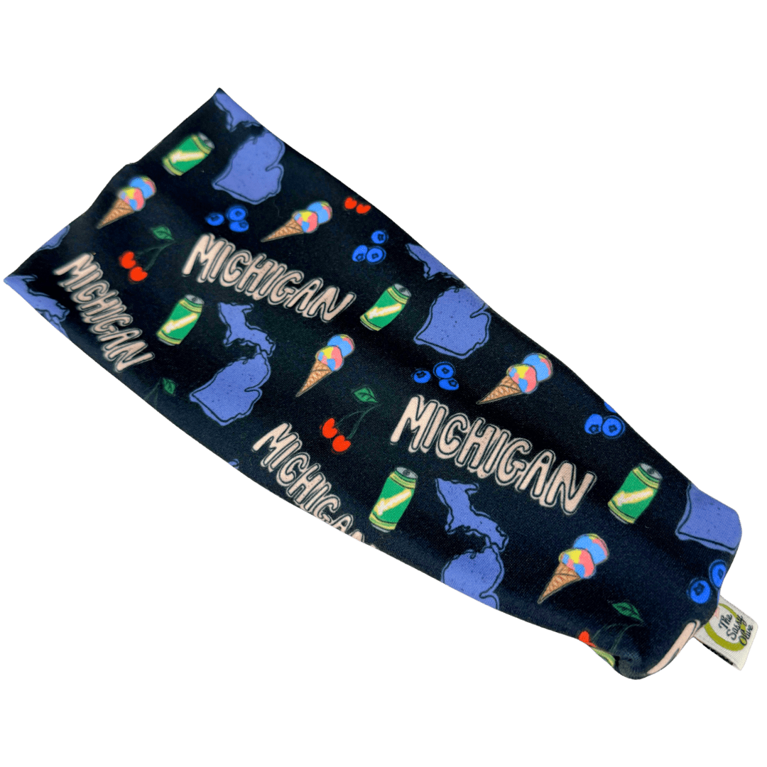 Michigan &amp; Again Stretch Headband - The Sassy Olive