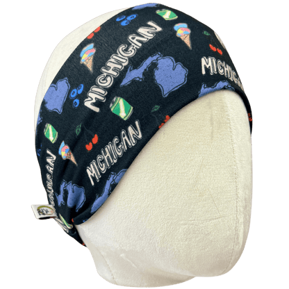 Michigan &amp; Again Stretch Headband - The Sassy Olive
