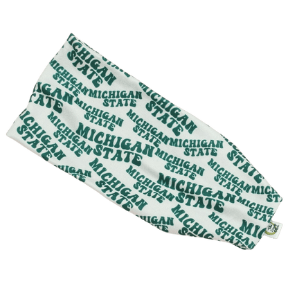 Michigan State Grey Stretch Headband - The Sassy Olive