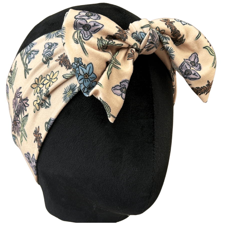 Michigan Wildflowers Topknot Headband - The Sassy Olive