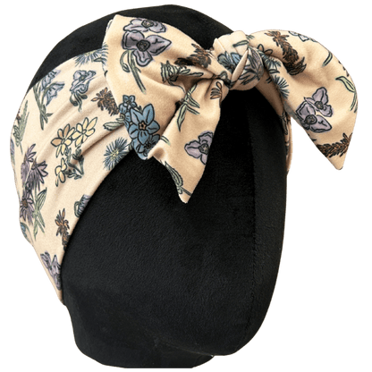 Michigan Wildflowers Topknot Headband - The Sassy Olive