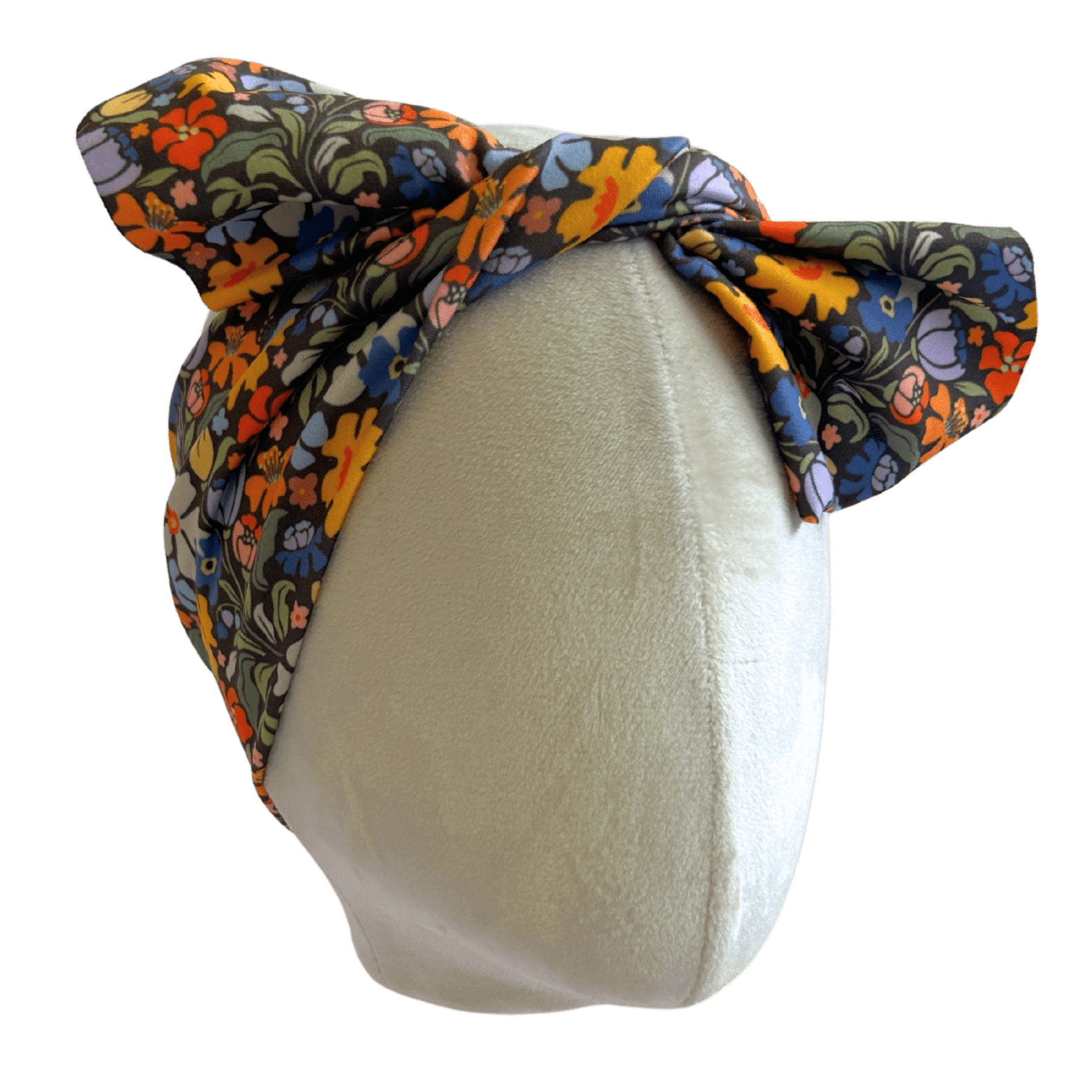 Midnight Bloom Topknot Headband - The Sassy Olive