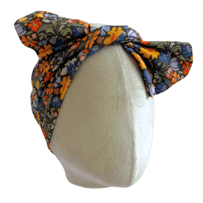 Midnight Bloom Topknot Headband - The Sassy Olive