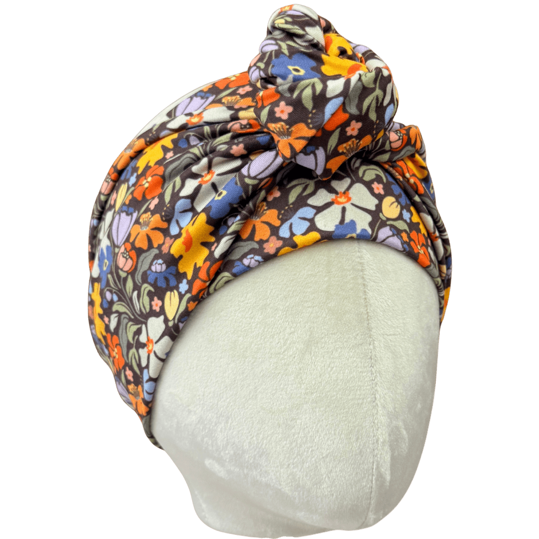 Midnight Bloom Wrap Headband - The Sassy Olive