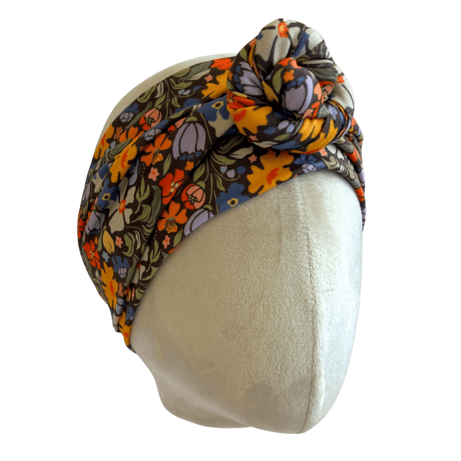 Midnight Bloom Wrap Headband - The Sassy Olive
