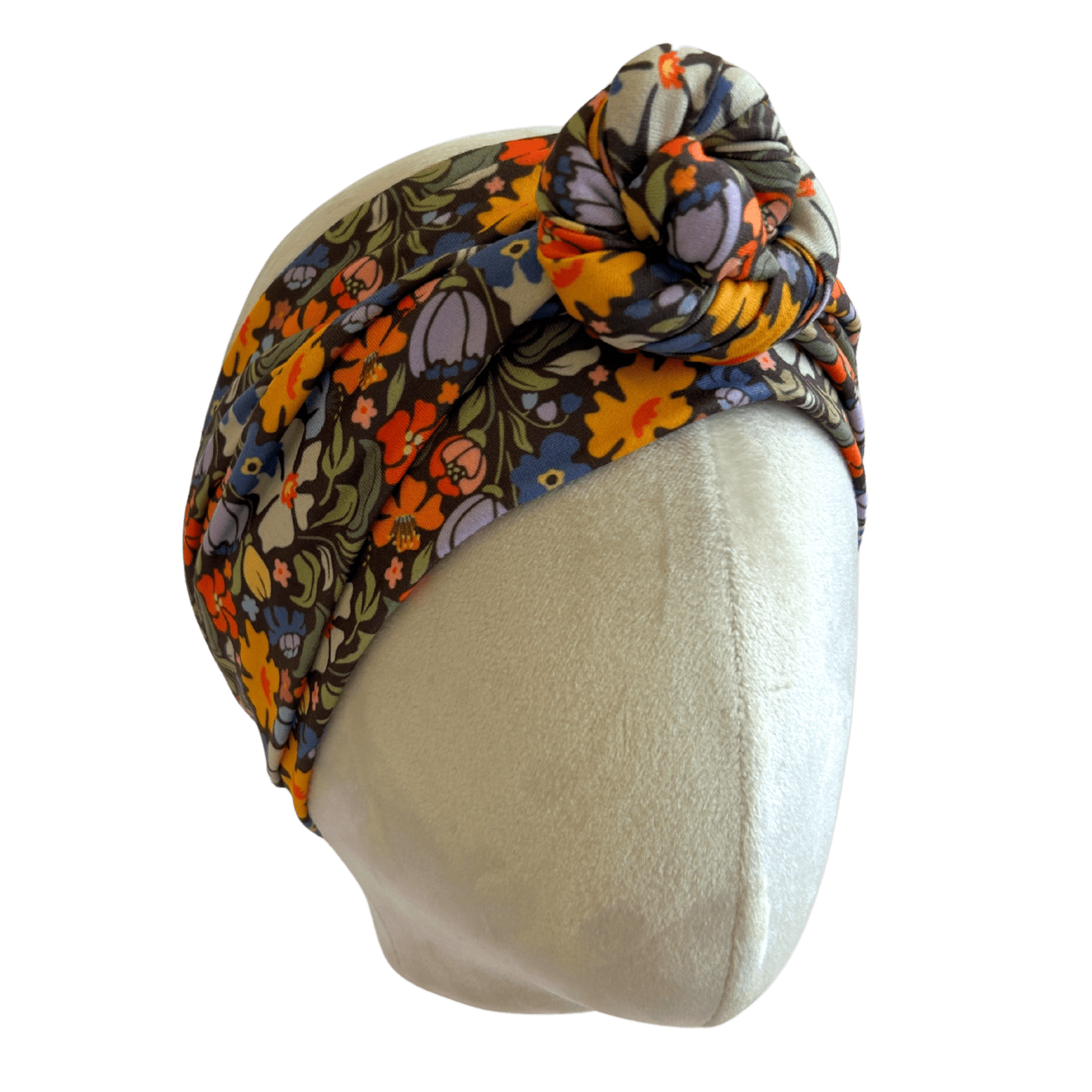 Midnight Bloom Wrap Headband - The Sassy Olive