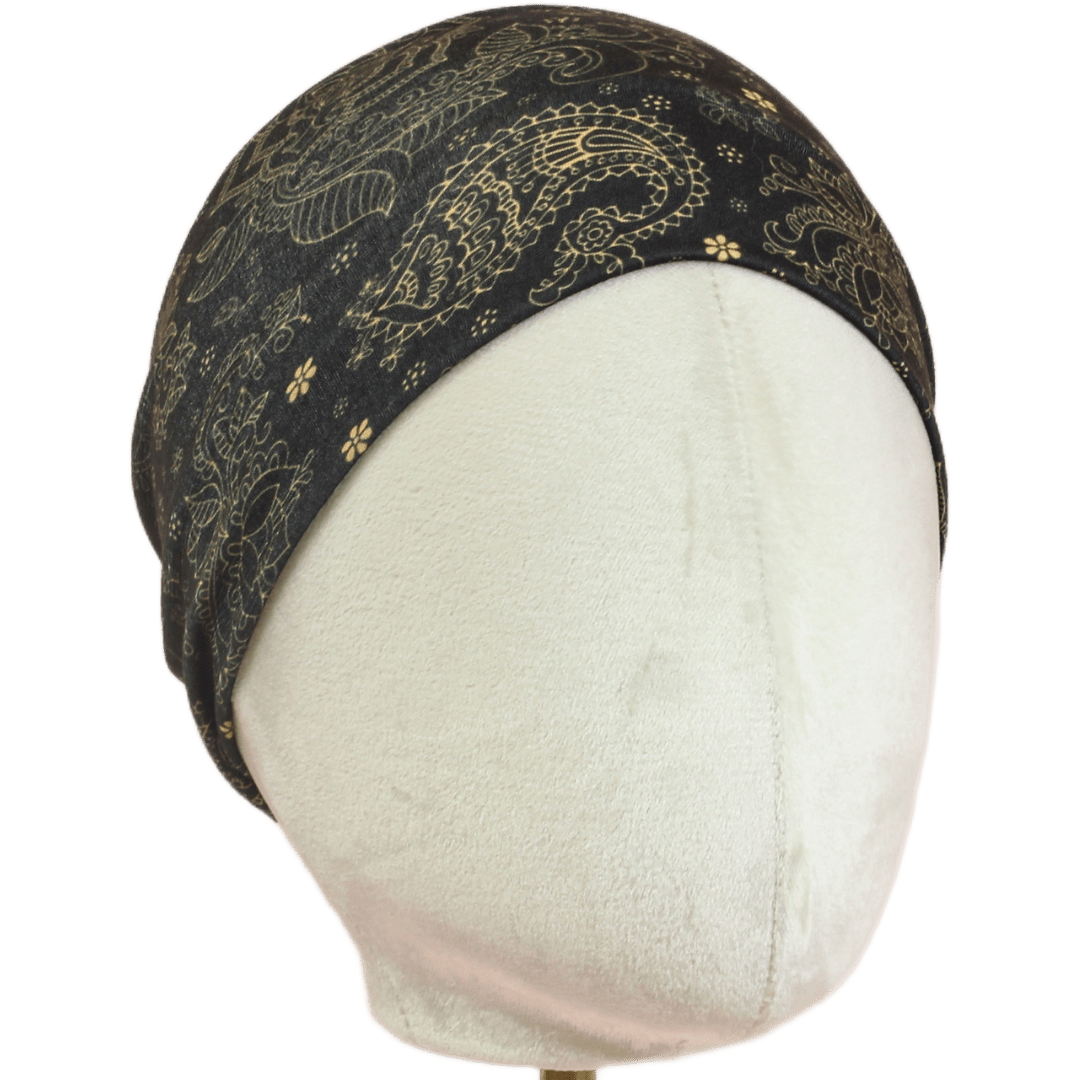 Midnight Mandala Paisley Stretch Headband - The Sassy Olive