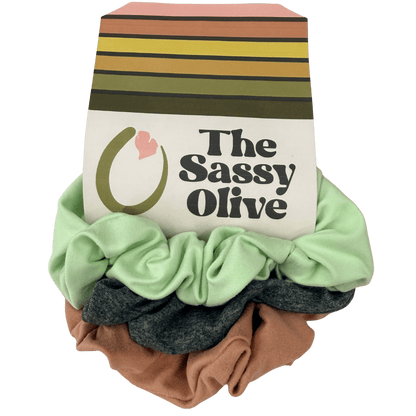 Mint Chip Scrunchie Pack - The Sassy Olive