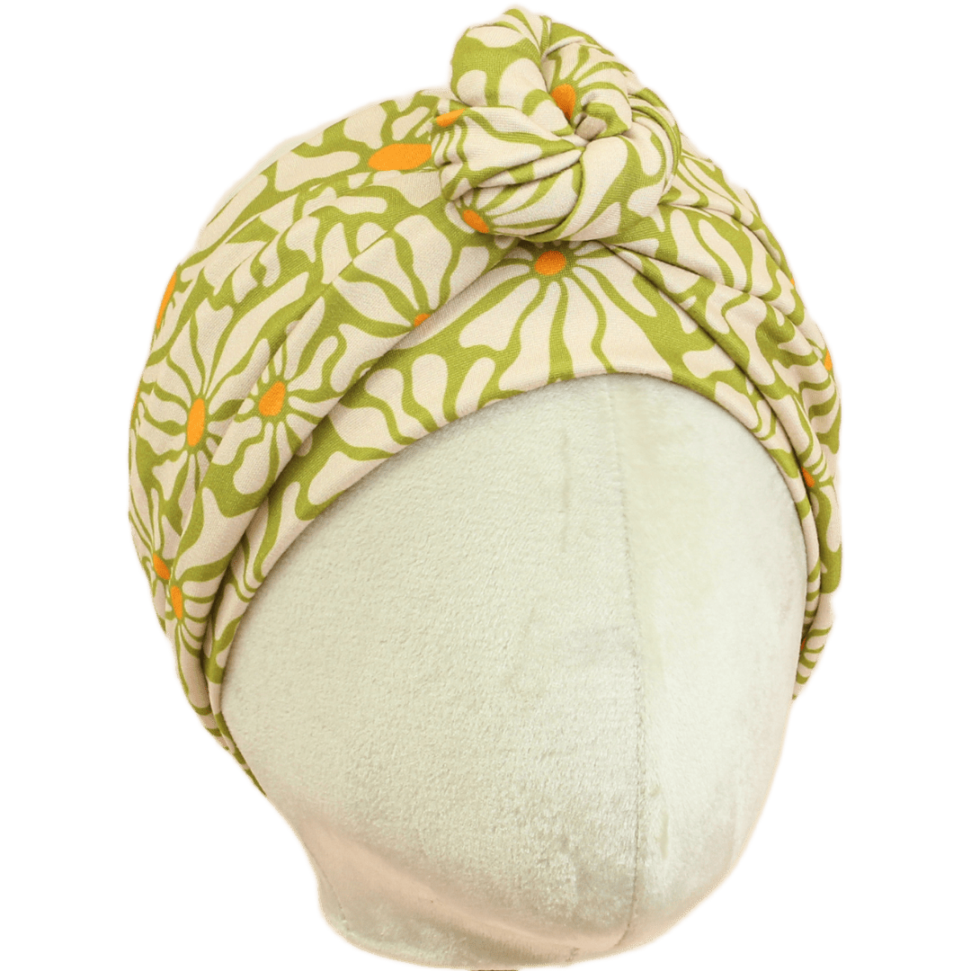 Mod Girl Vintage Floral Wrap Headband - The Sassy Olive