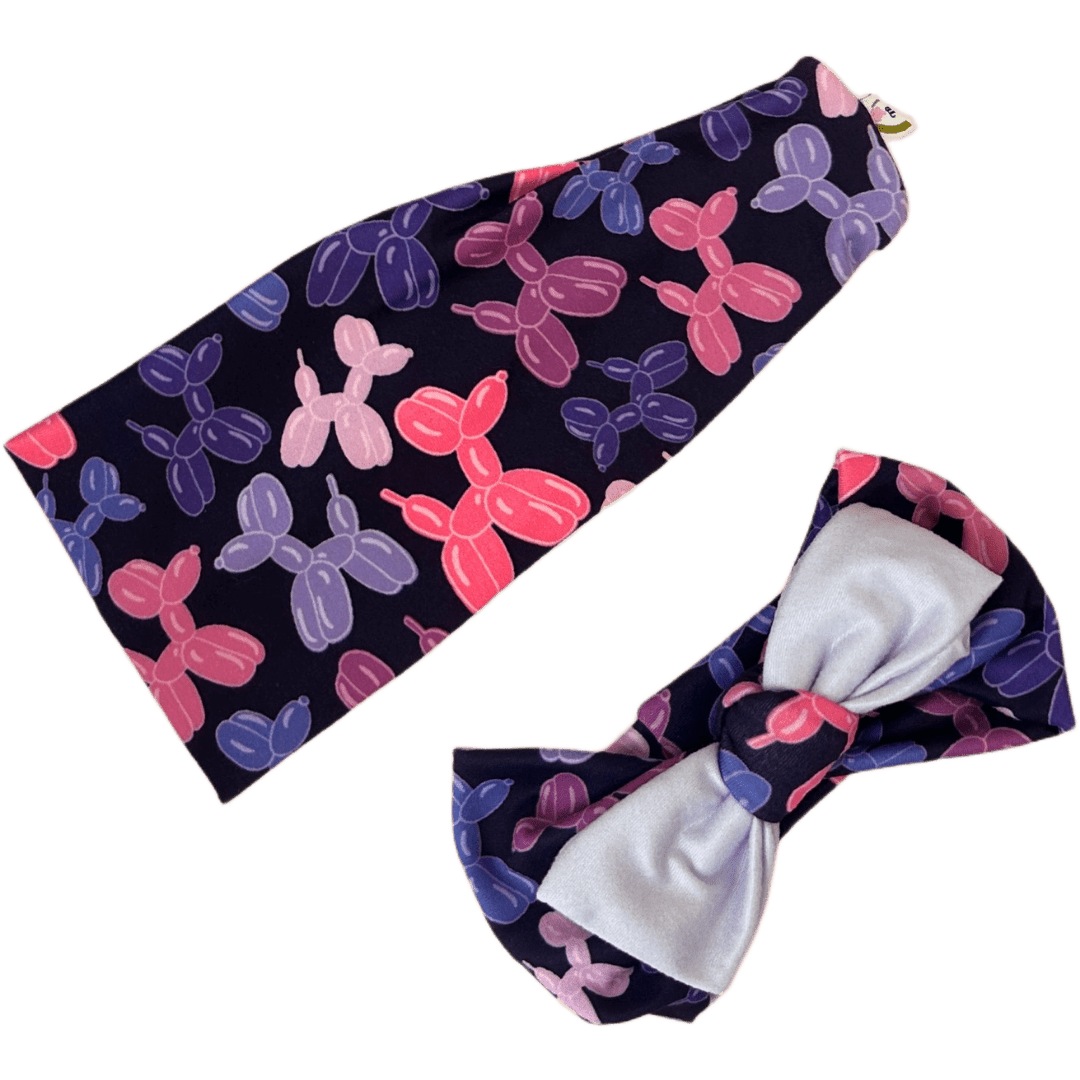 Mommy &amp; Me Headband Bundle – Balloon Dogs Stretch (2 - Piece) - The Sassy Olive