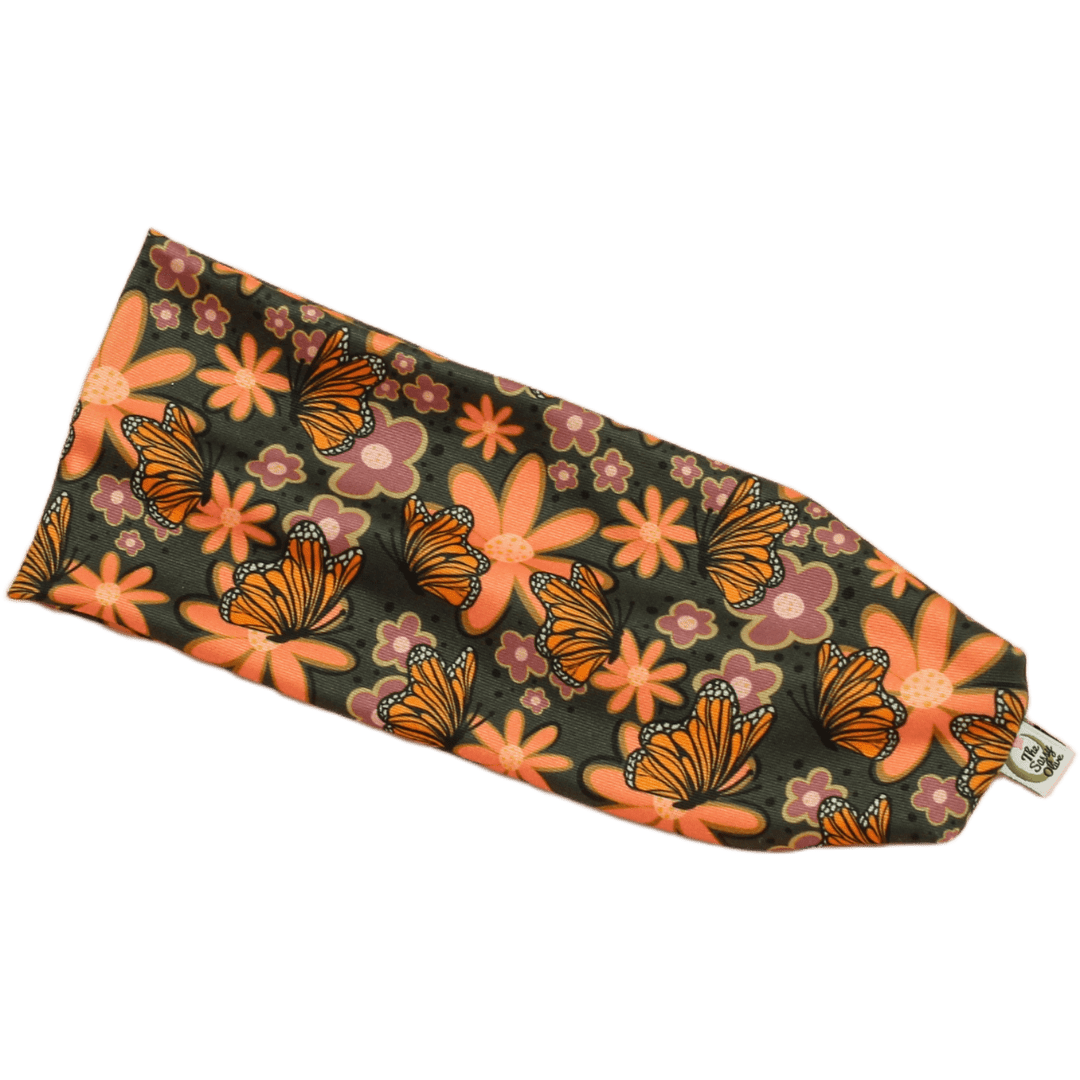 Monarch Garden Stretch Headband - The Sassy Olive