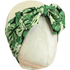 Monstera Top Knot Headband - The Sassy Olive