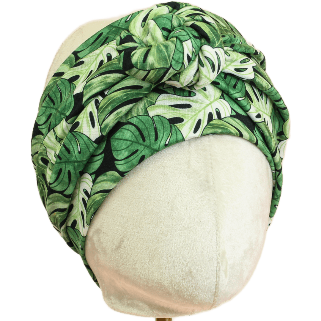 Monstera Wrap Headband - The Sassy Olive