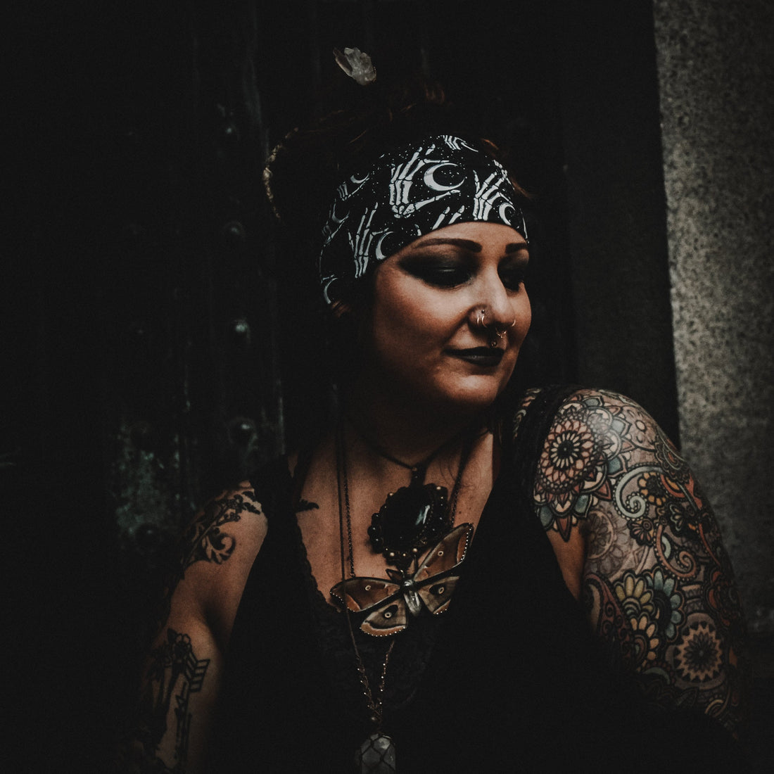 Moon Hands Stretch Headband - The Sassy Olive