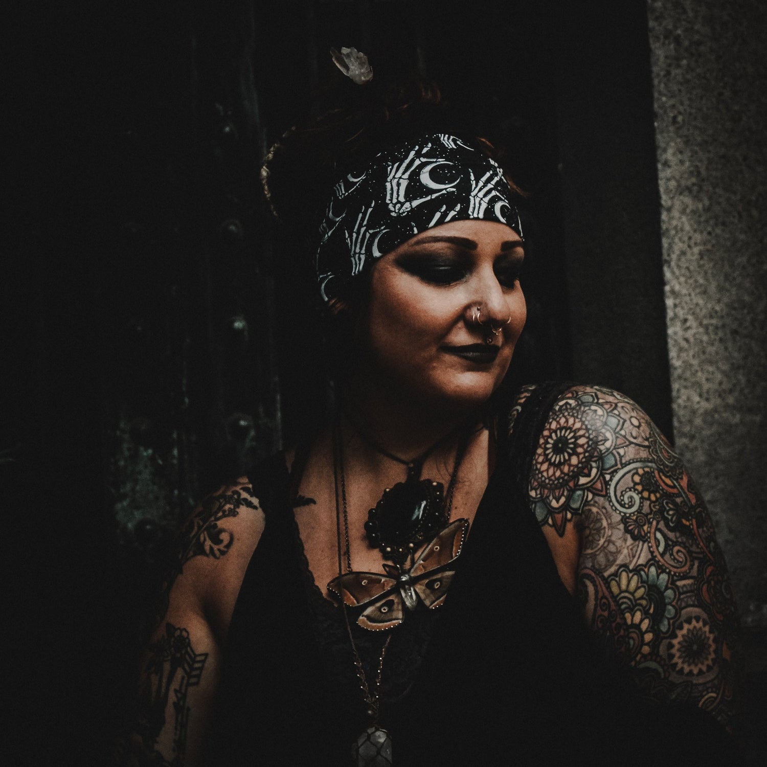 Moon Hands Stretch Headband - The Sassy Olive