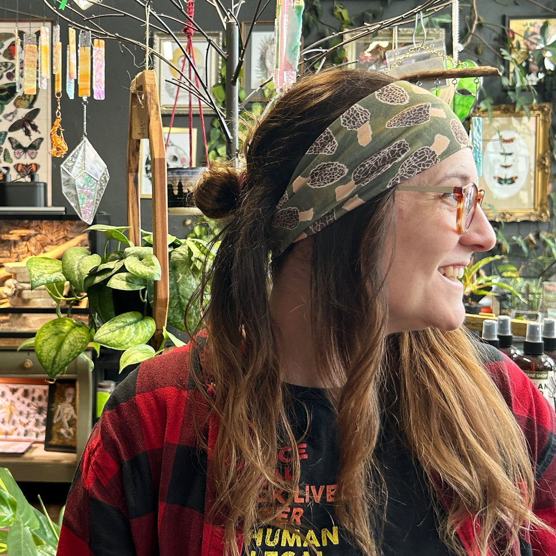 Morel Mushroom Stretch Headband - The Sassy Olive