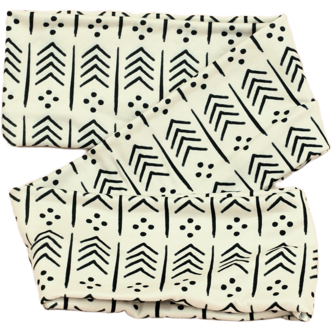 Mudcloth Arrow Wrap Headband - The Sassy Olive
