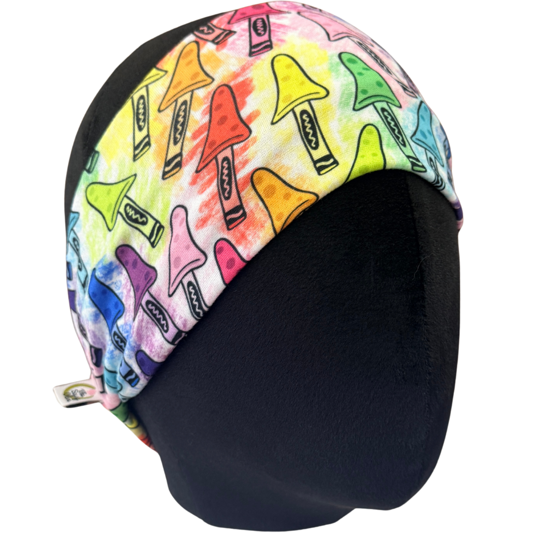 Mushroom Crayons Stretch Headband - The Sassy Olive
