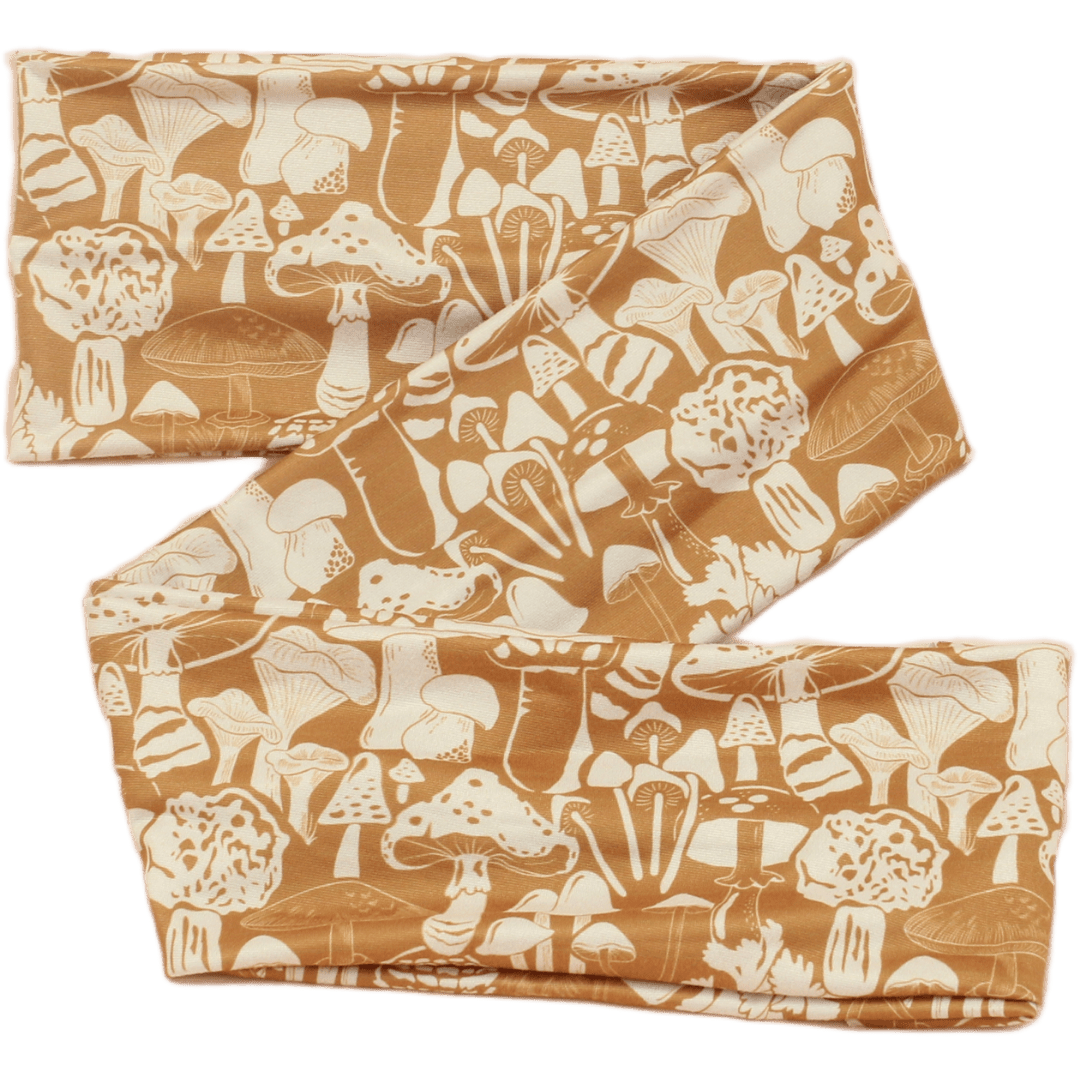 Mushroom Foraging Wrap Headband - The Sassy Olive