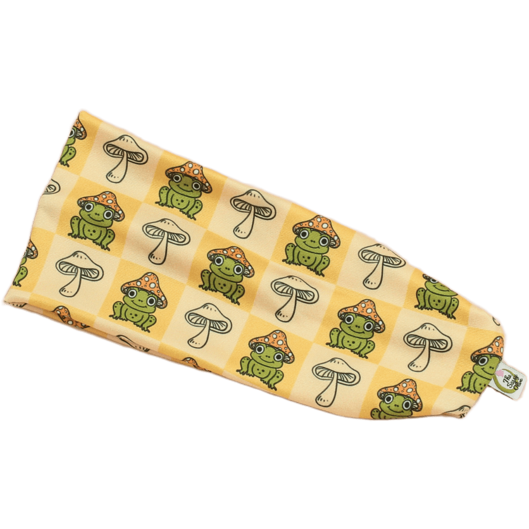 Mushroom Frogs Stretch Headband - The Sassy Olive