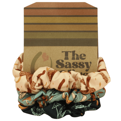 Mushroom Love Scrunchie Pack - The Sassy Olive