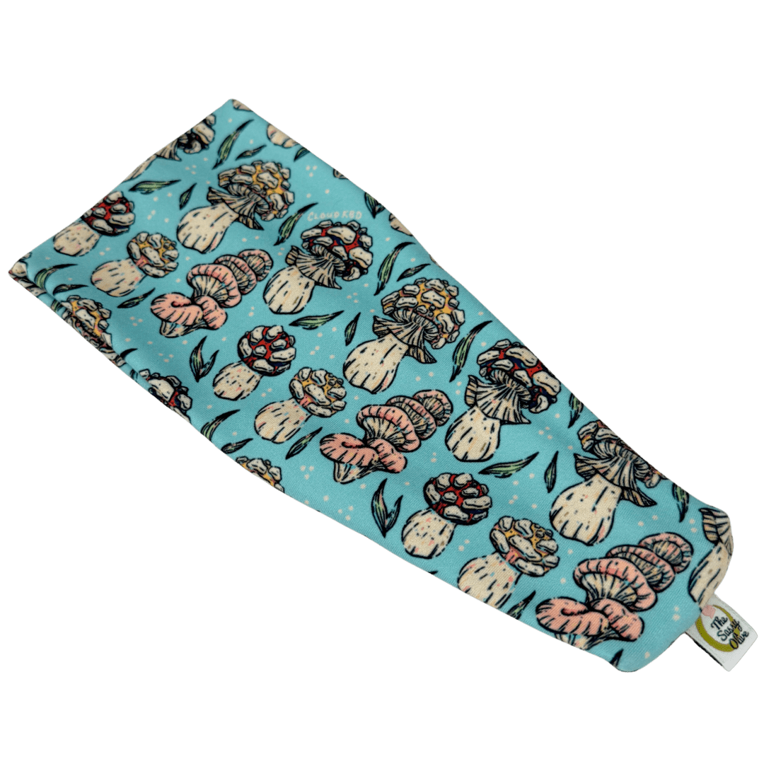 Mushrooms by CloudKBD Stretch Headband - The Sassy Olive